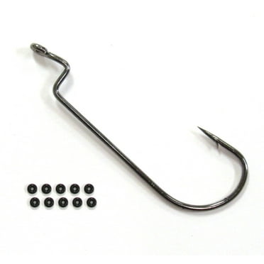 Gamakatsu 07115-25 Offset Shank Worm Fishing O'shaughnessy 5/0 Bait Hook Gamakatsu 07115-25 Offset Shank Worm Fishing O'shaughnessy 5/0 Bait Hook